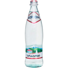 Mineral Water Borjomi Glass Bottle, 500ml