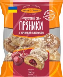 Gingerbread with filling Cherry