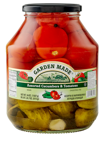 GARDEN MADE Marinated Tomatoes & Cucumbers, 1.63KG