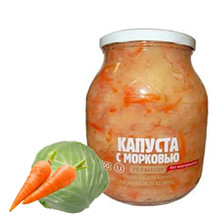 Тещины Рецепты Sour Cabbage With Carrot (840g)