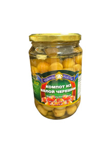 Тещины Рецепты White Cherry Compote, 680g