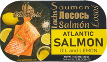 Baltic Gold Atlantic Salmon Fillets Oil & Lemon (120g)