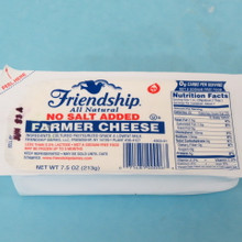 Friendship Dairies Farmer Cheese No Salt Added