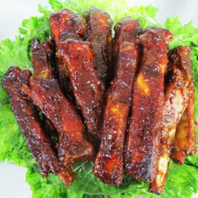 Pork Ribs in BBQ Sauce $ 7.99 LB.(1 PC. approx.  0.4 LB. $1.3.20)