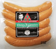 Chicken Frankfurters by Alex`s Meat 1 LB