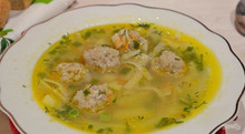 Noodle Soup with Meatballs 2 LBs