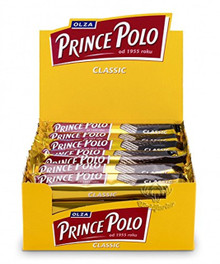 Wafer Covered  Dark Chocolate.Prince Polo  (Pack of 32 bars)