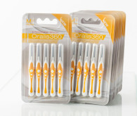 Oralis360 Interdental Brush: Medium Size 6 Packs (30 Brushes)