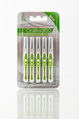 Oralis360 Interdental Brush: Large Size - Single Pack (5 Brushes)