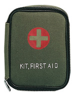 Heavyweight Canvas Pouch Is Built With U-Shaped Zipper Opening For Greater Access To First Aid Supplies In Emergency Situations