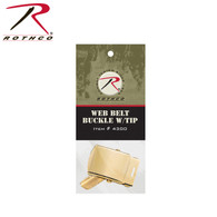 Rothco G.I. Type Web Belt Buckle And Tip Pack