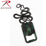 Rothco Dog Tag Bottle Opener With Chain