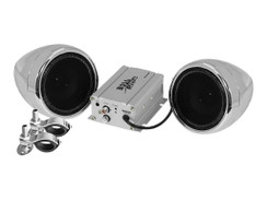 BOSS AUDIO MC420B Chrome 600 watt Motorcycle/ATV Sound System with Bluetooth Audio Streaming