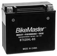 BikeMaster High Performance Maintenance Free Battery - BTX20HL-BS BTX20HL-BS