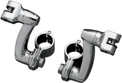 Kuryakyn Longhorn Offset Peg Mounts , With 1-1/4in. Magnum Quick Clamp 7986