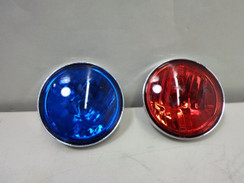 HARLEY DAVIDSON TOURING FLHTP POLICE BLUE RED SPOT LIGHTS PASSING LAMP ROAD KING