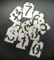 CIH034W - Stencil Numbers-1.25" White