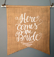 PS15 - " Here Comes the Bride" Pennant