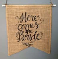 PS15B - " Here Comes the Bride" Pennant