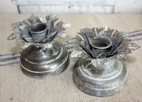 CIH244 - Ivy Candle Holder - Zinc