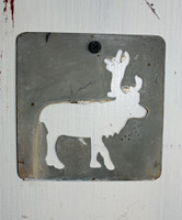 CIH276 - Metal Stencil 4" x 4" - Moose