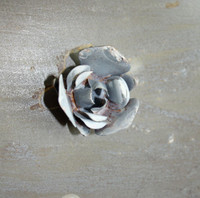 CIH287 Metal Magnetic Flower 1.25" - Zinc