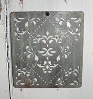 CIH274 - Metal Stencil  - 6" x 6" - French