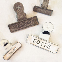 CIH084W - Medium Book Clip in White