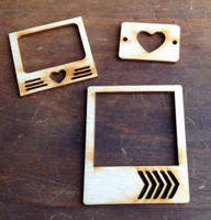 Poloroid Hearts Set Sm