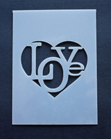 Love (heart) 3x4"