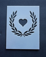 Wreath Heart 3x4"