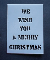 We Wish You a Merry 3x4"