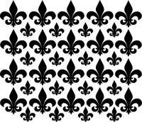 Fleur De Lis 6x6