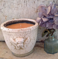Angel Ceramic Pot-Tahitian Vanilla-White