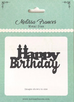 Happy Birthday Candles Die