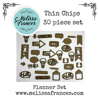 Thin Chips-Planner Set-30 pcs