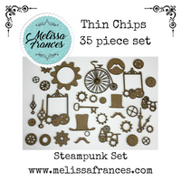 Thin Chips-Steam Punk Set-35 pcs