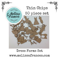Thin Chips-Dress Form Set-50 pcs