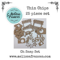 Thin Chips-Oh Snap Set-25 pcs