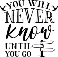 You will never know until you go Red Rubber Stamp