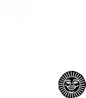 Vintage Sunshine Red Rubber Stamp