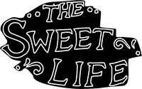 The Sweet Life Red Rubber Stamp