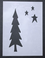Tree With Stars 3x4"