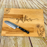 Butcher Block Cutting Board "Gather"