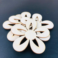 Flower Coasters S/4