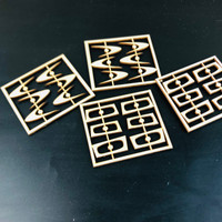 Retro MCM Coasters S/4