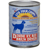 Lick Your Chops Turkey & Rice Dog (12x13.2OZ )