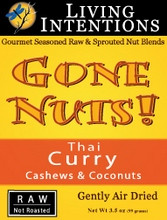 Gone Nuts! Thai Curry Cashews & Coconuts (12x3 Oz)