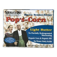 Newman's Own Organics Microwave Light Butter Pop's Corn (12x3x2.8 Oz)
