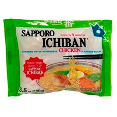 Sapporo Ichiban Japanese Style Noodles Chicken Soup (24x3.5Oz)